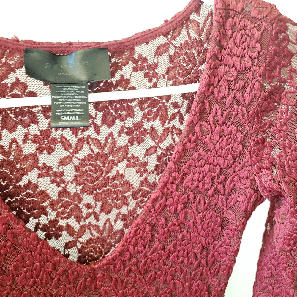 Burgundy Lace Dress! - Picture 5 of 5